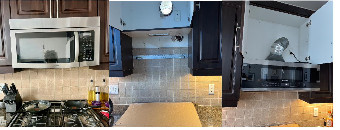 Appliance & Fixture Installation — completed project