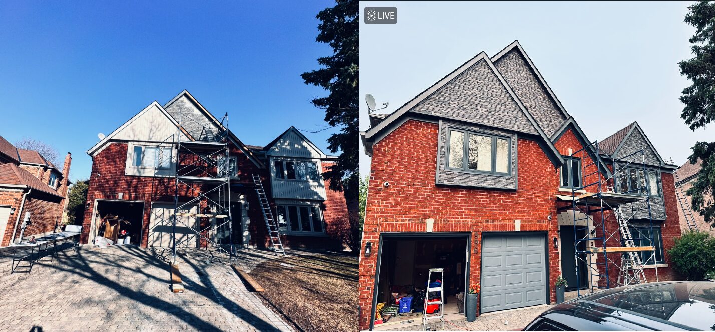 Exterior, Siding & Roofing — completed project