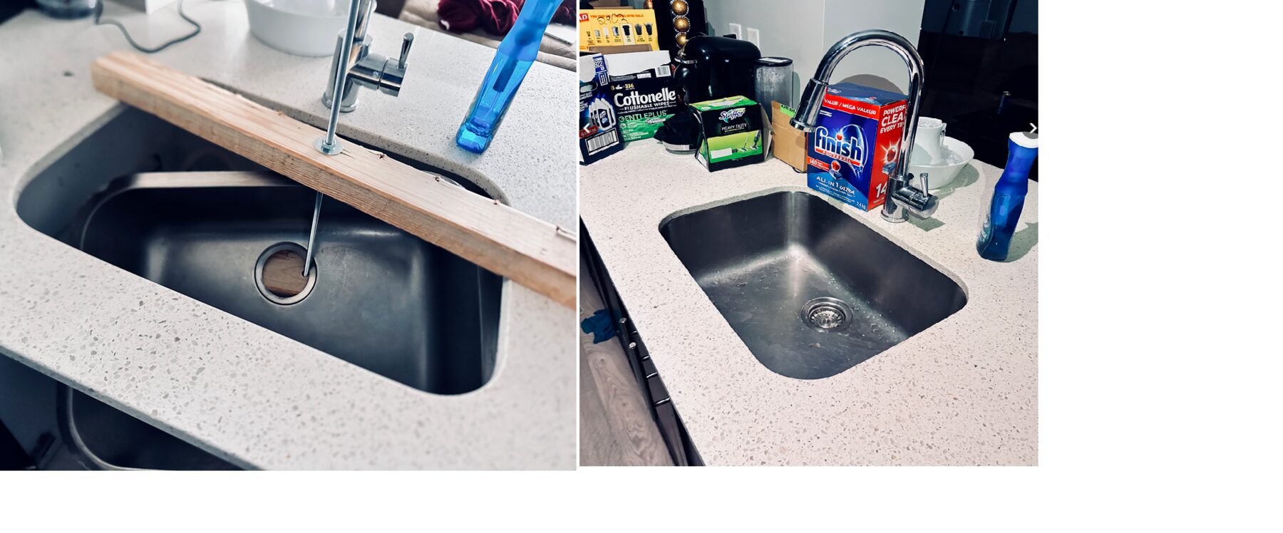 Sink installation project photo